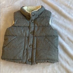 Baby button up vest